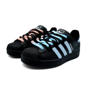 Adidas Originals Superstar 2 молодежные Sunshine Low Top скейтборд обувь женские Blue Pink