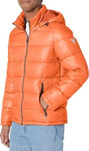 Куртка-пуховик Mid-weight с отстегивающимся капюшоном GUESS, Pumpkin