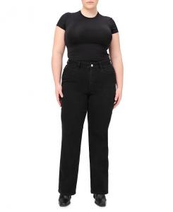 Прямые джинсы RFD Plus High Rise в цвете Ventura Warp + Weft, черный