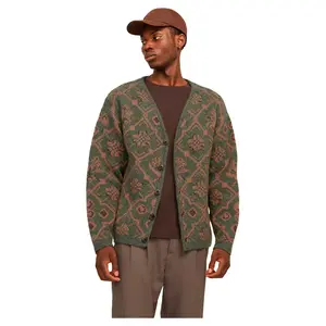 Кардиган Jack & Jones Lumagne Styd, коричневый