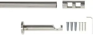 Карниз Good Life "Cartucho", 1 направляющая, фиксированного размера 160 см, Ø 20 мм, цвет edelstahlfarben