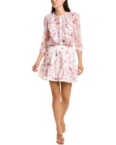 Комплект Beulah из 2 предметов: топ и мини-юбка, розовый