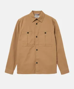 Рубашка-куртка из плотной хлопковой саржи