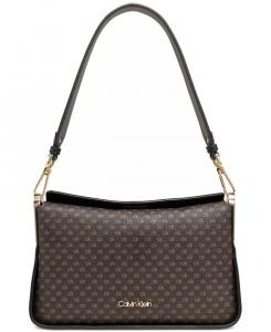 Демисезонное плечо Fay Signature с магнитной застежкой сверху Calvin Klein, коричневый