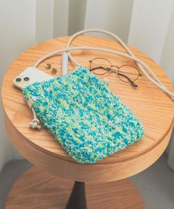 Сумка через плечо из декоративной пряжи Studio Clip, цвет Green 70