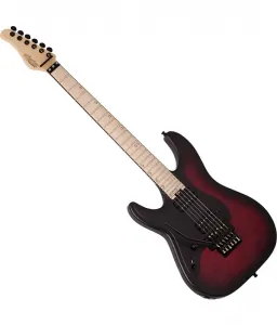Совершенно новая электрогитара Schecter Miles Dimitri Baker SVSS для левшей, цвет Crimson Red Burst Satin