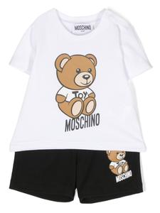 Спортивный костюм с принтом Moschino Kids, синий
