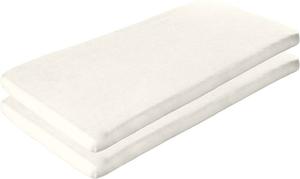 Детская простыня на резинке Erwin Müller 2er-Pack 209145, белый - глубина: 90 см