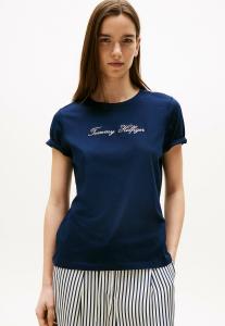Футболка Tommy Hilfiger Print T-shirt, Dark Blue