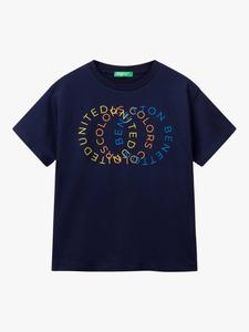 Детская футболка с логотипом Benetton, Night Blue
