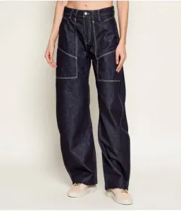 Джинсы C_CARGO BALLOON 1.0 relaxed fit Boss Orange, темно-синий