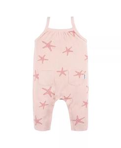 Длинный комбинезон без рукавов для девочек Gerber, розовый