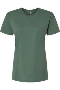 Женская хлопковая свободная футболка Next Level, цвет royal pine