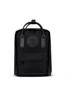Рюкзак Kanken № 2 с нашивкой и верхней ручкой Fjallraven, черный