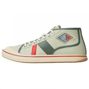 Bottega Veneta Женские парусиновые туфли Eliot Mid top, светло-зеленые