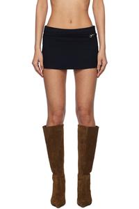 Черная мини-юбка Carolina Gimaguas