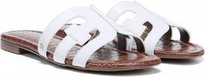 Сандалии на плоской подошве Bay Sam Edelman, цвет Bright White Vaquero Saddle Leather