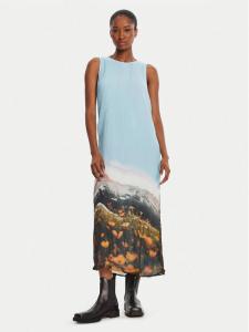 Повседневное платье regular fit Plisado Paisaje 25WWVW07 Desigual, голубой