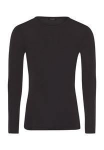 Рубашка с длинными рукавами, круглым вырезом, в крапинку, мужская HANRO, антрацит