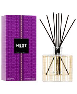 Ароматический диффузор с тростниковыми палочками Слива и корица, 170 мл NEST New York, No Color