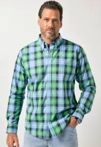 Рубашка в клетку с длинными рукавами и воротником на пуговицах Jp1880, Mint