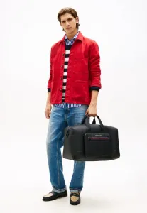 Спортивная сумка с металлическим логотипом Tommy Hilfiger, Black