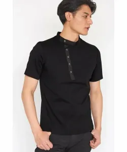 Топ с коротким рукавом и воротником-стойкой Tornado Mart, цвет Black