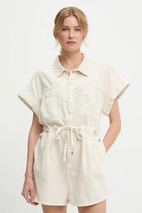 Джинсовый комбинезон Answear.Lab, бежевый