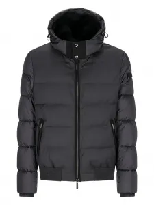 Стеганая куртка Wright-SHL с капюшоном Moorer, серый