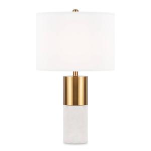 Настольная лампа Maytoni Decorative Lighting Bianco Typ A, хлопковая ткань / смешанный металл - 1-пламень