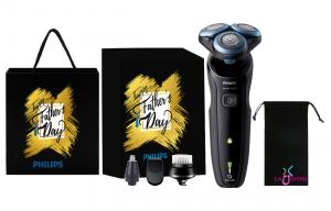 Электрическая бритва Rotary S5066/02 водонепроницаемая для влажного и сухого бритья с функцией умной регулировки мощности PHILIPS