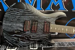 PRS SE Swamp Ash CE 24, пескоструйная обработка 2024 - пескоструйный синий