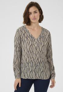 Блуза Kaffe AMBER PRINTED, Grey Black Graphic Simili/Grey