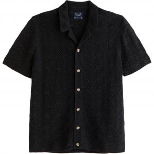 Abercrombie＆Fitch Мужская черная поло