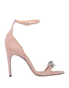Сандалии Sergio Rossi, бледно-розовый