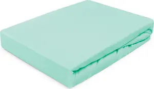 Простыня на резинке, трикотаж, 80х180 см, цвет моря Darymex