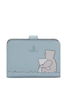 Кошелек с логотипом Furla, синий