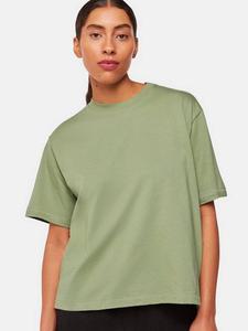 Расслабленная хлопчатобумажная футболка Whistles, хаки