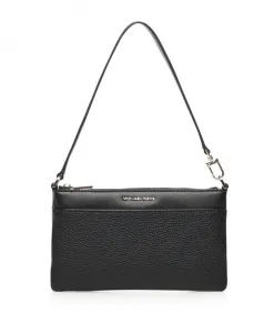 Средняя наручная сумка Jet Set из зернистой кожи. Michael Kors, черный