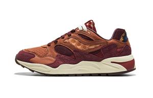 Кроссовки saucony Grid Shadow 2 Year Of The Dragon, цвет Burgundy