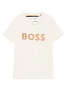 Футболка с логотипом BOSS, нейтральный