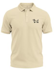 Рубашка Neverless Dackel Polygon, бежевый