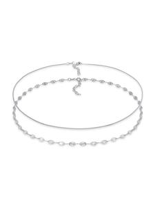 Elli Колье с диском из серебра 925 пробы, цепочка Valentino из серебра