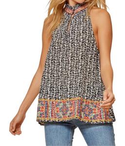 Летняя майка Lovin' в черном цвете Multi ANDREE BY UNIT