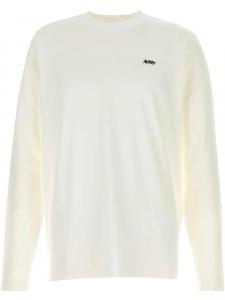 Футболка с длинными рукавами и вышитым логотипом Autry, белый
