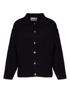 Кардиган на пуговицах с воротником Amaranto, черный