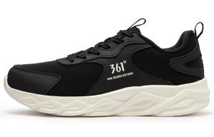 Кроссовки Blade Warm Low-Top для женщин черно-белые 361°, Obsidian Black/Feather White