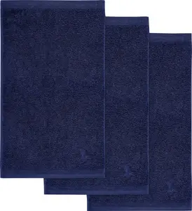 Полотенца для гостей Möve "Superwuschel", (3 шт.), ярких цветов 30х50 см (3 шт.), темно-синий