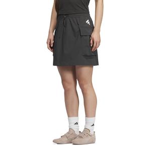 Adidas Фос фьюче стайл карго-юбка повседневная короткая юбка женская carbon black