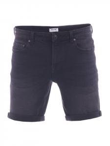 Only&Sons Короткие прямые шорты ONSPLY, черные